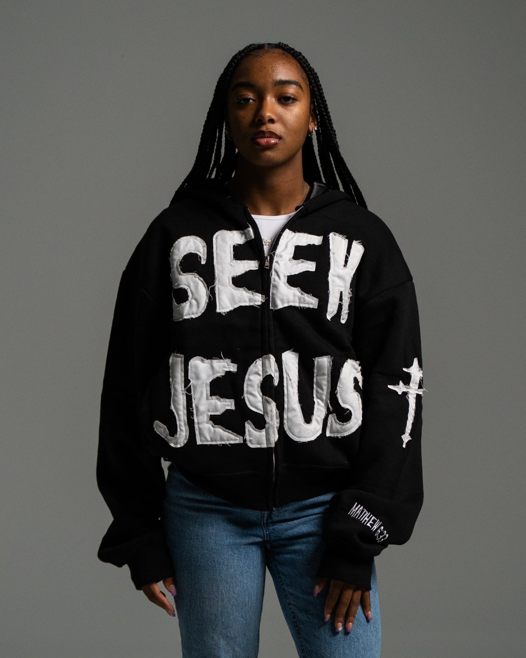 Unisex "Seek Jesus" Zip